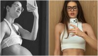 Camila Queiroz surpreende fãs com barriga 6 meses após parto