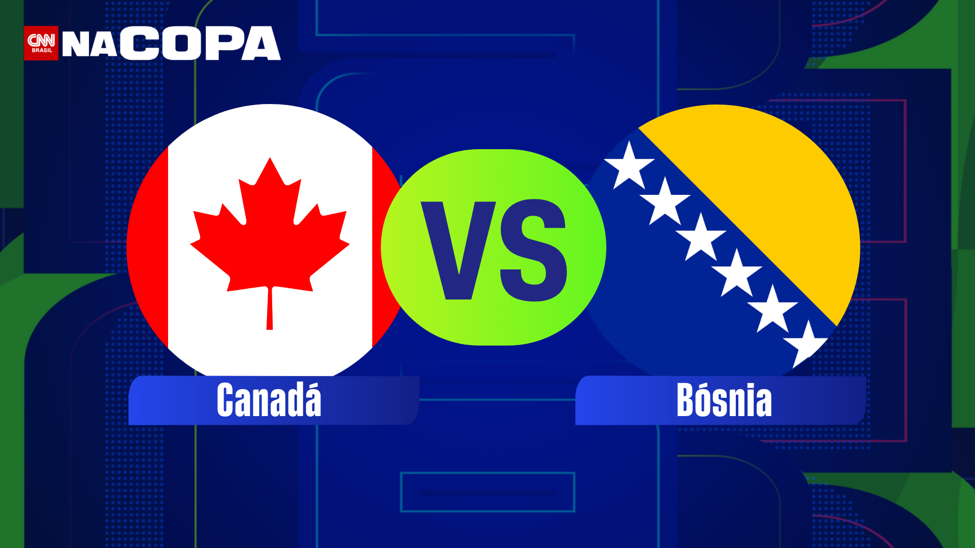 Canadá e Bósnia e Herzegovina se enfrentam pela primeira rodada da fase de grupos da Copa do Mundo; saiba horário e onde assistir