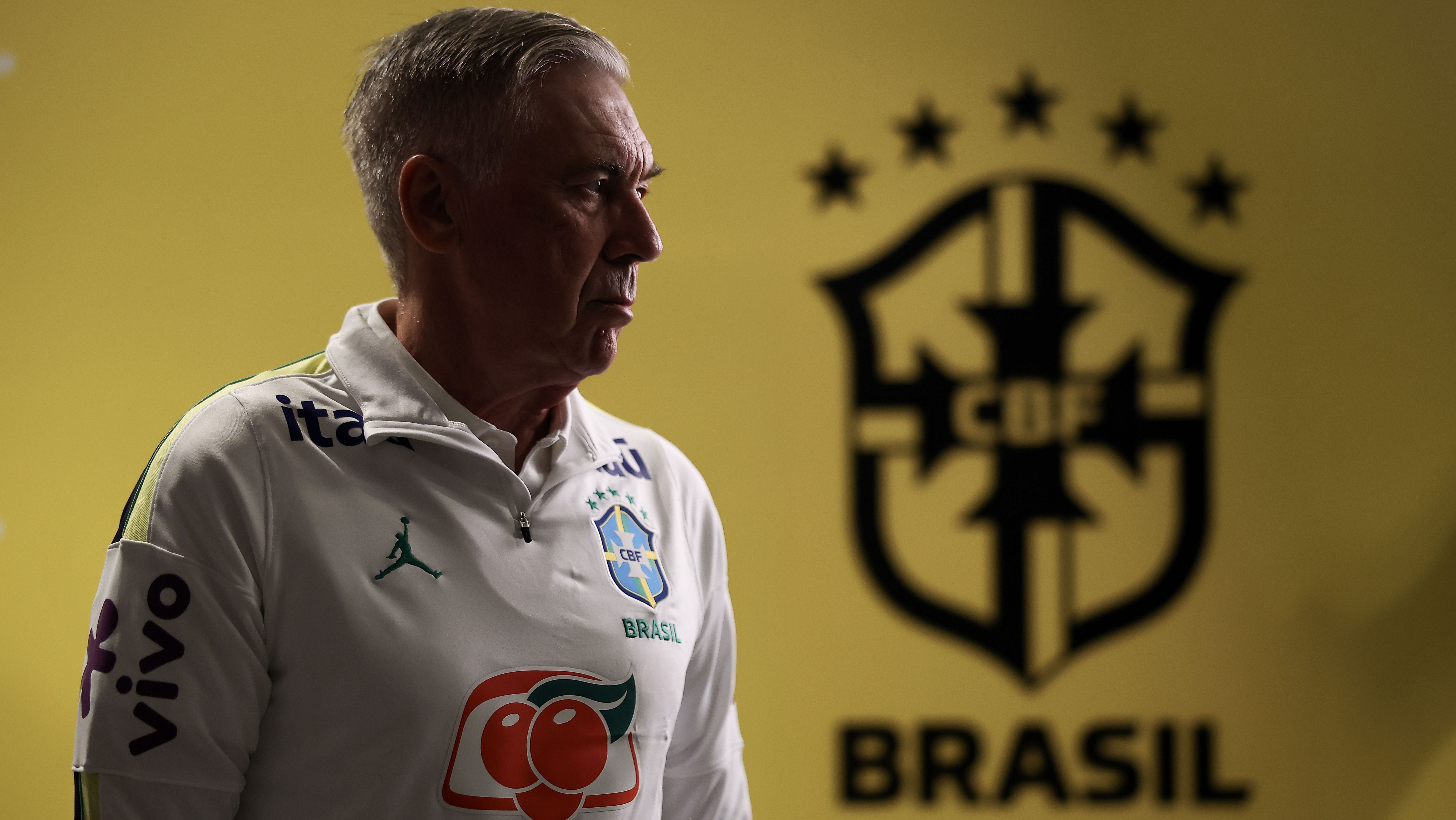 Carlo Ancelotti, técnico da Seleção Brasileira