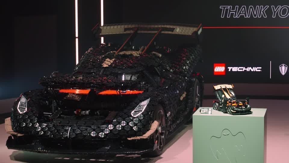 Lego constrói réplica em tamanho real do Koenigsegg Sadair’s Spear