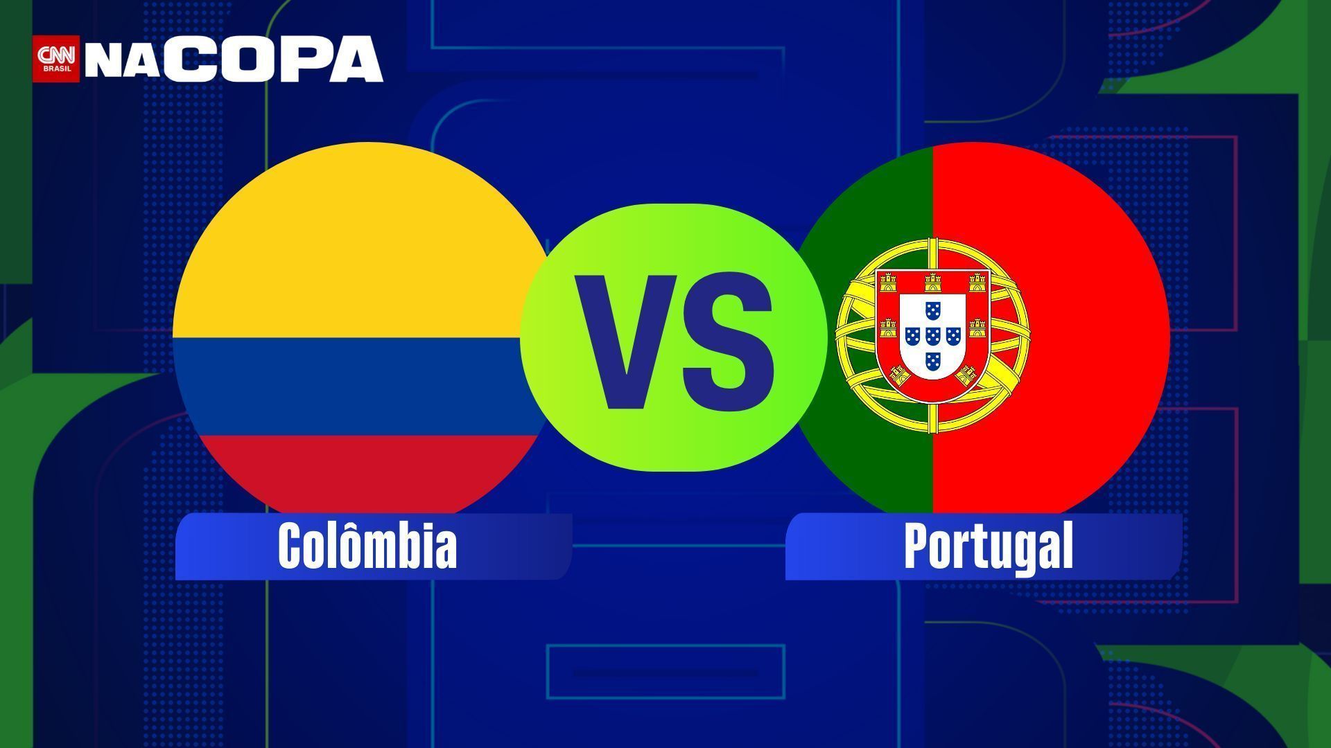 Colômbia e Portugal se enfrentam pela terceira rodada da fase de grupos da Copa do Mundo; saiba horário e onde assistir