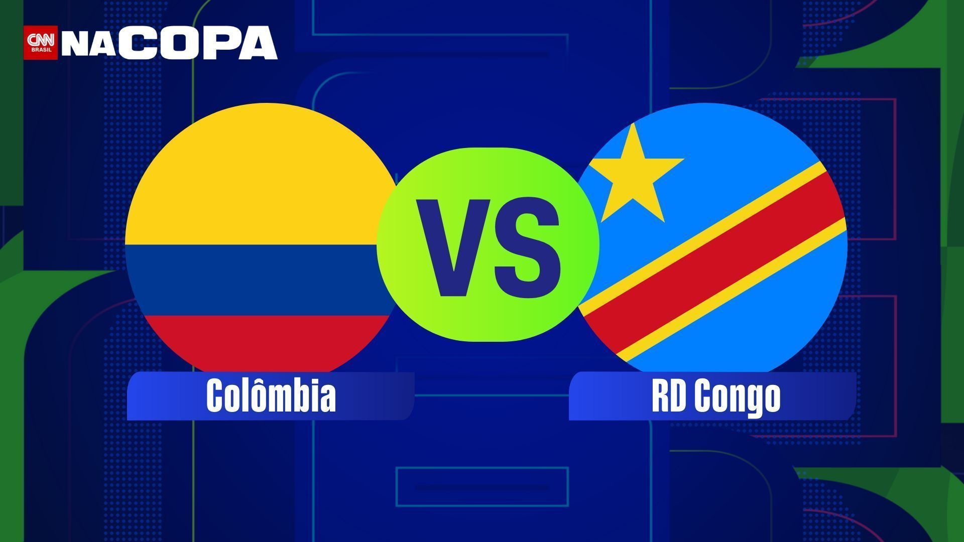 Colômbia e RD Congo se enfrentam pela segunda rodada da fase de grupos da Copa do Mundo; saiba horário e onde assistir