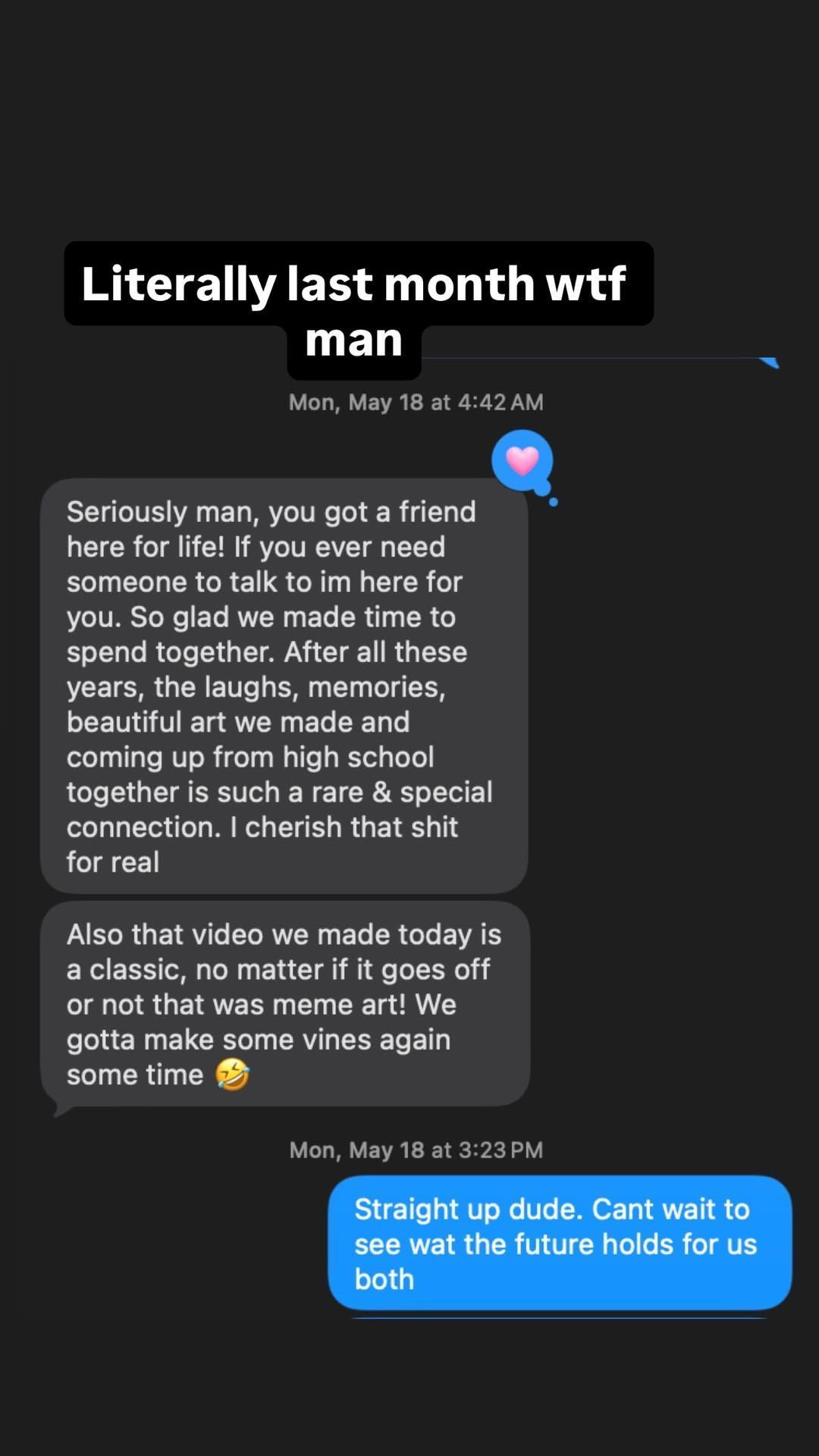 Produtor mostra conversa que teve com Oliver Tree um dia antes da morte • Instagram / Getter