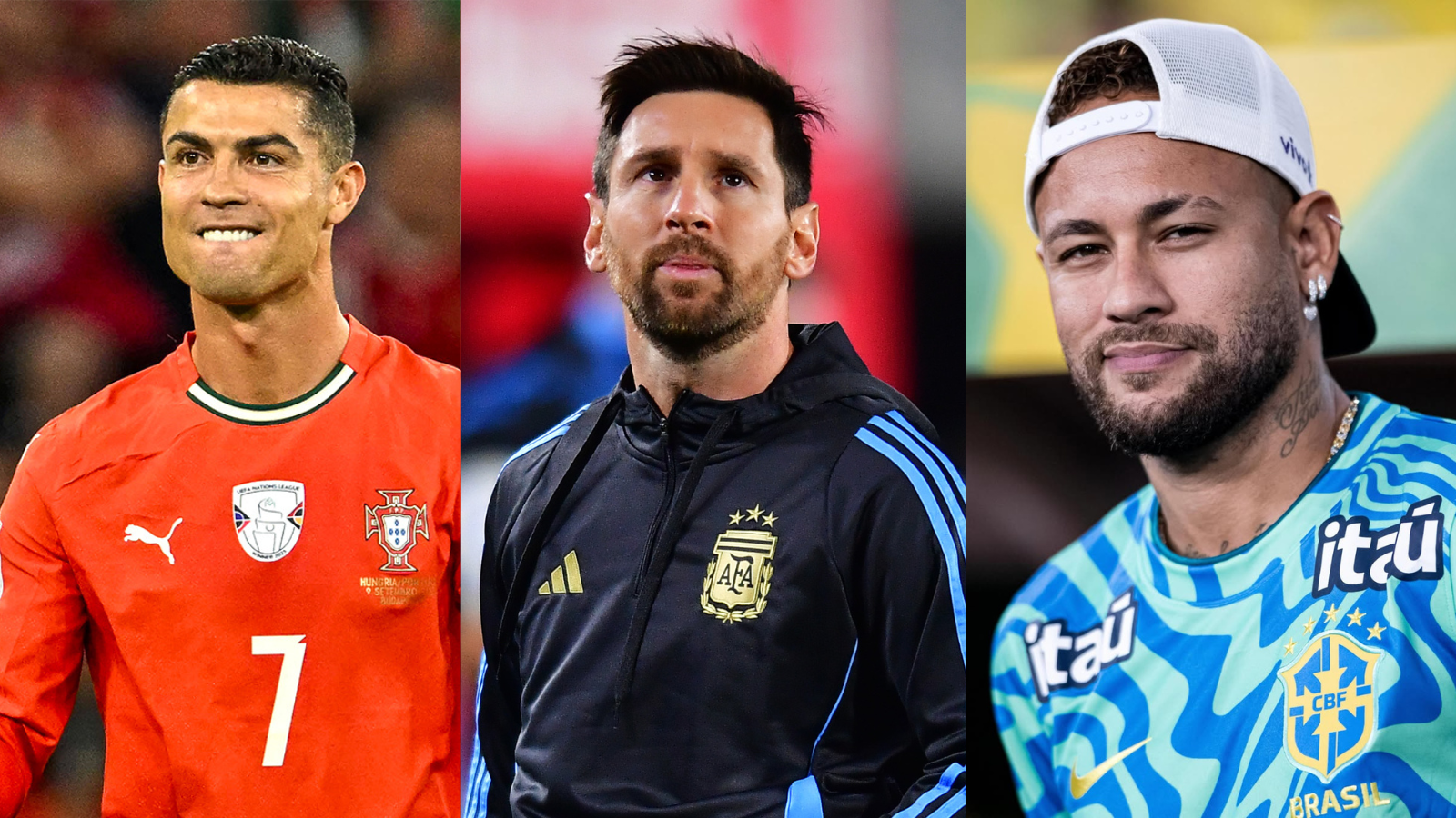 Cristiano Ronaldo, Messi e Neymar: os jogadores mais seguidos entre os que estão convocados para a Copa do Mundo de 2026