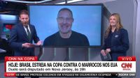 Goleiro de Copa, Germano se emociona ao ser entrevistado pela filha na CNN