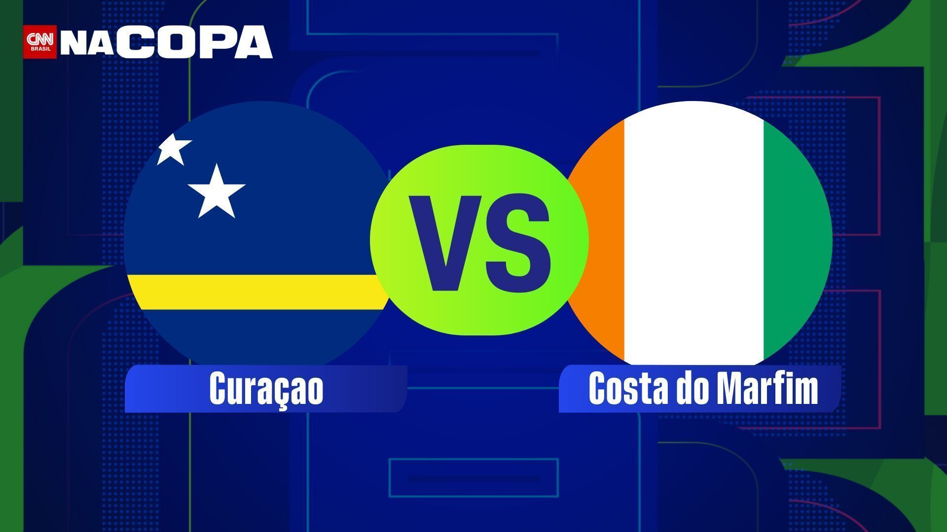 Curaçao e Costa do Marfim se enfrentam pela terceira rodada da fase de grupos da Copa do Mundo; saiba horário e onde assistir