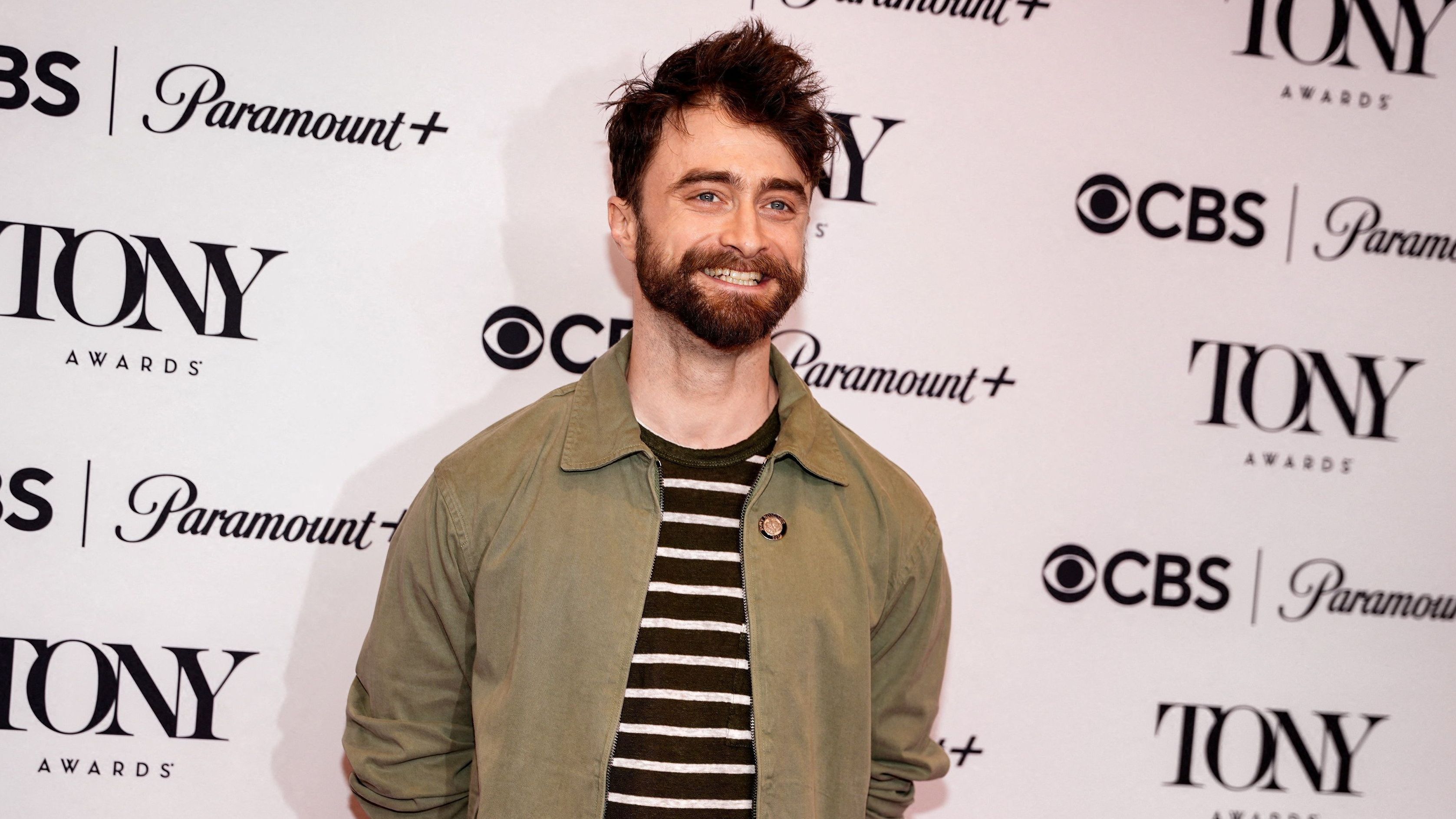 Daniel Radcliffe, do espetáculo “Every Brilliant Thing”, participa da recepção à imprensa “Meet The Nominees” do Tony Awards 2026 em Nova York, EUA, em 14 de maio de 2026