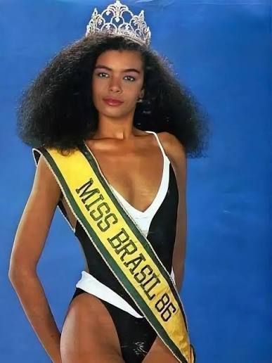 Deise Nunes foi a primeira mulher negra a vencer o Miss Brasil • Divulgação