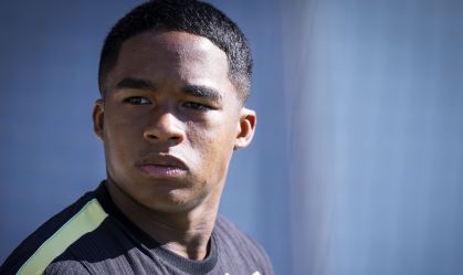 Endrick em treino da Seleção Brasileira