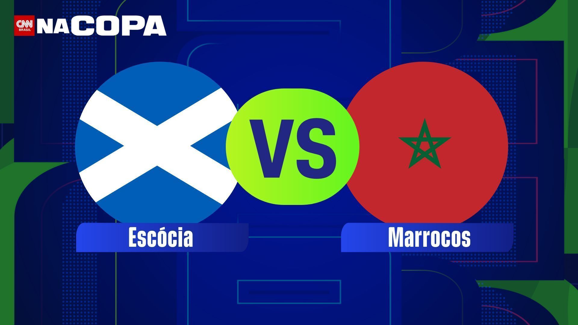 Escócia e Marrocos se enfrentam pela segunda rodada da fase de grupos da Copa do Mundo; saiba horário e onde assistir