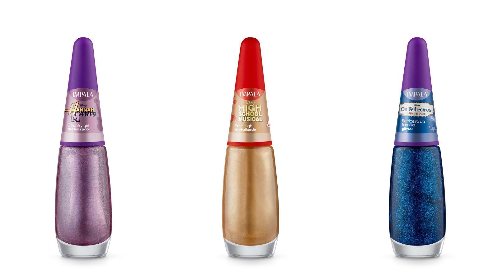 Clássicos da Disney inspiram coleção de esmaltes