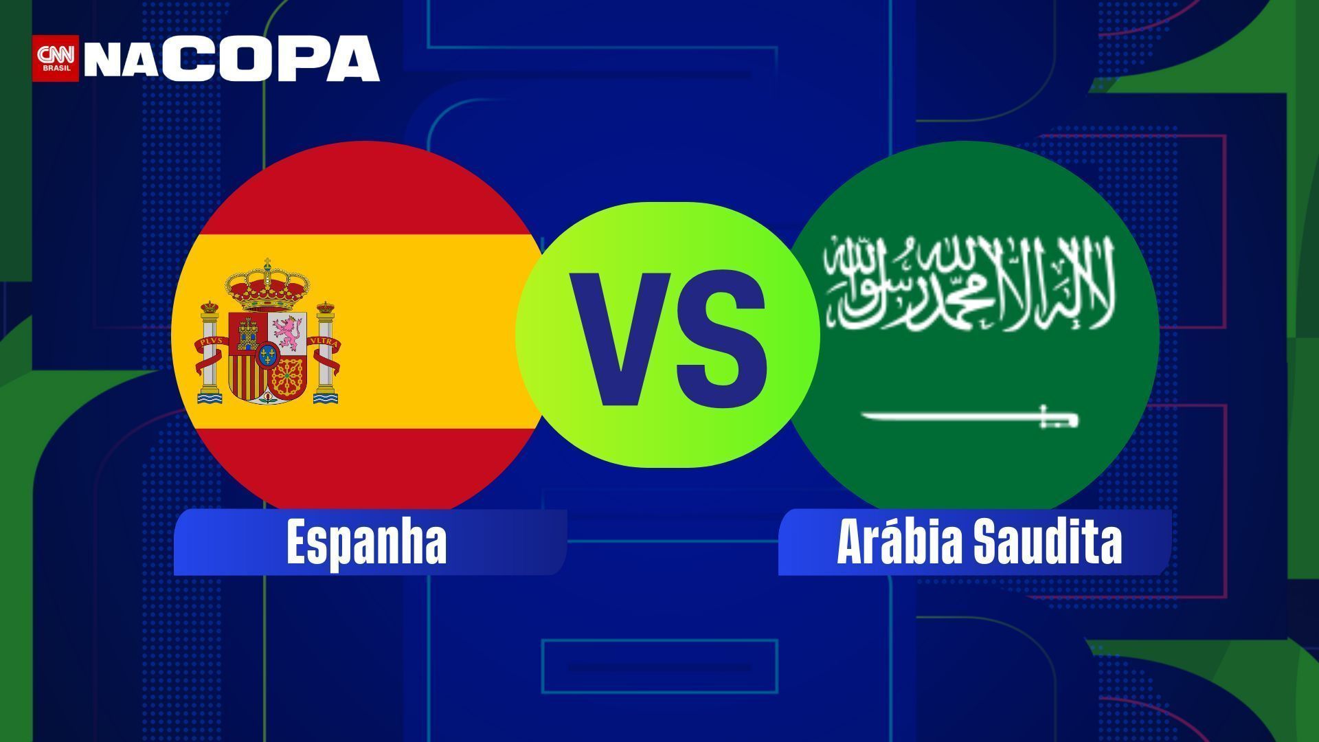 Espanha e Arábia Saudita se enfrentam pela segunda rodada da fase de grupos da Copa do Mundo; saiba horário e onde assistir