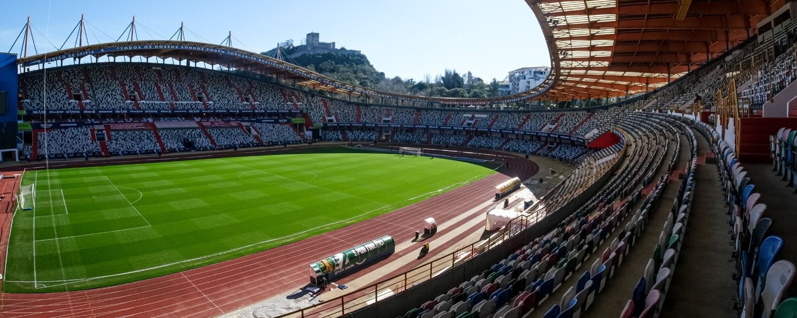 Estádio Dr. Magalhães Pessoa, na cidade de Leiria, em Portugal