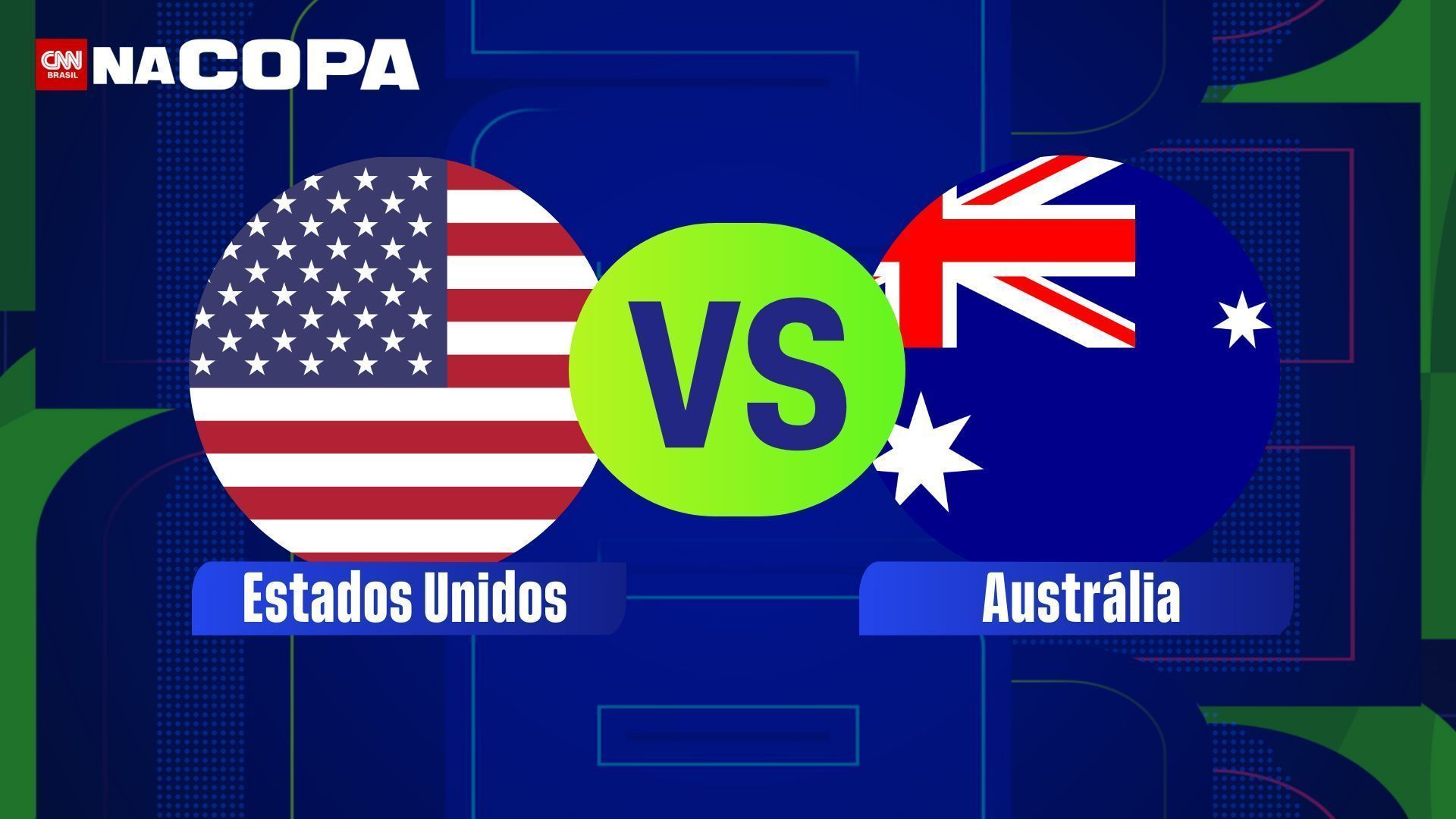 EUA e Austrália se enfrentam pela segunda rodada da fase de grupos da Copa do Mundo; saiba horário e onde assistir