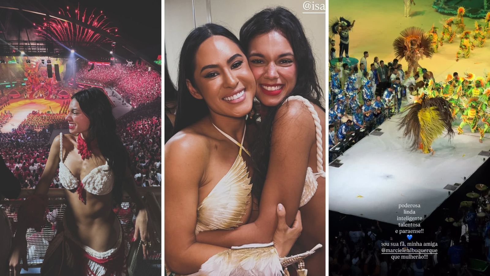 Alane Dias curte 1ª noite do Festival de Parintins • Instagram/Alane Dias