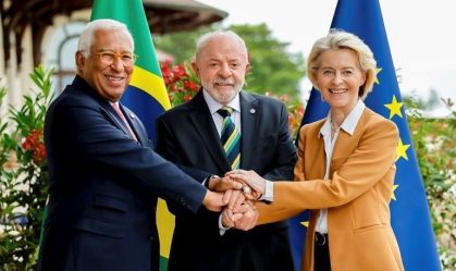 Lula encontra presidente da Comissão Europeia Ursula von der Leyen