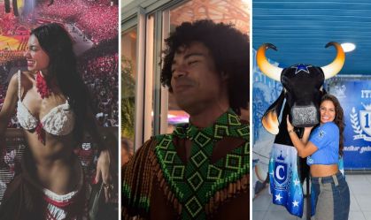 Ex-BBBs curtem Festival de Parintins