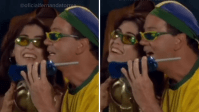 Fernanda Torres resgata cena de "Os Normais" ao torcer pelo Brasil na Copa