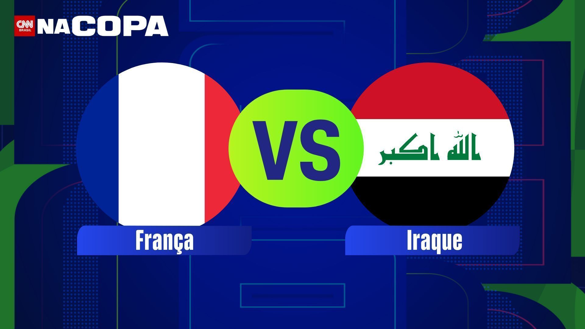França e Iraque se enfrentam pela segunda rodada da fase de grupos da Copa do Mundo; saiba horário e onde assistir