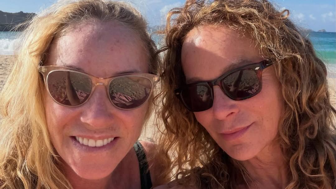 Tracy Pollan e Jennifer Grey