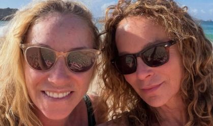 Tracy Pollan e Jennifer Grey