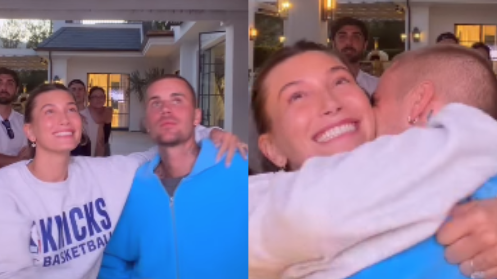 Justin Bieber beija esposa em vídeo nas redes sociais • Instagram/Hailey Bieber