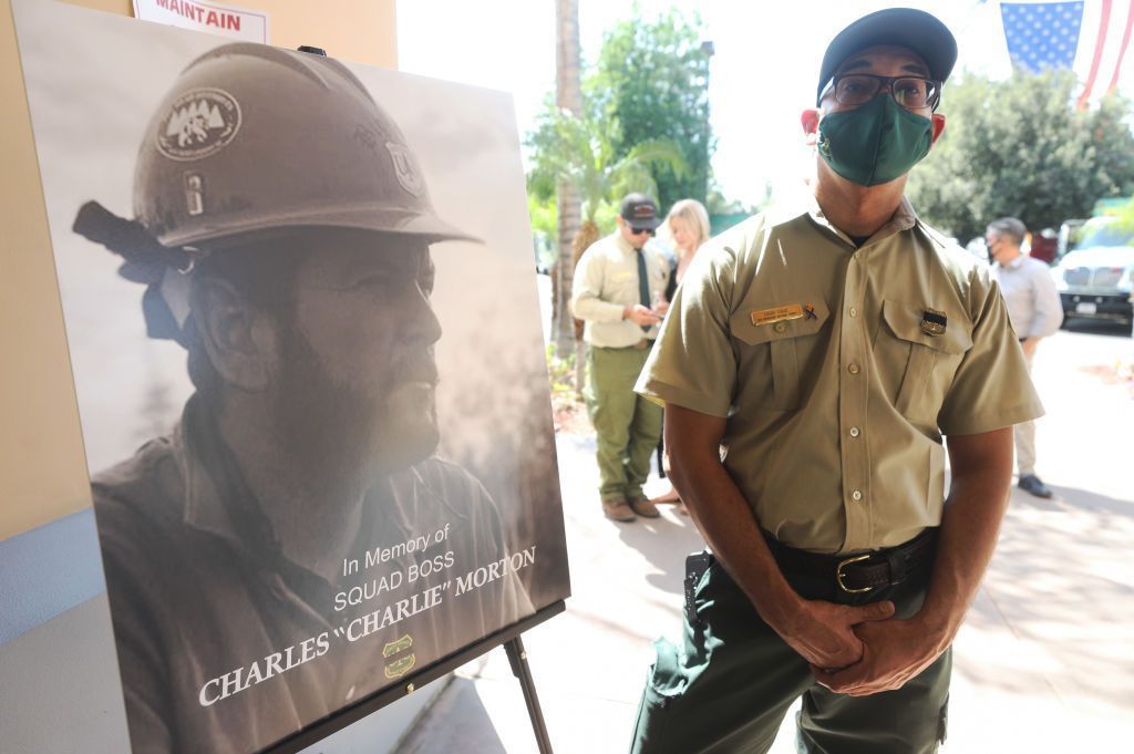 Memorial Service Held For California Firefighter Killed Battling El Dorado Fire