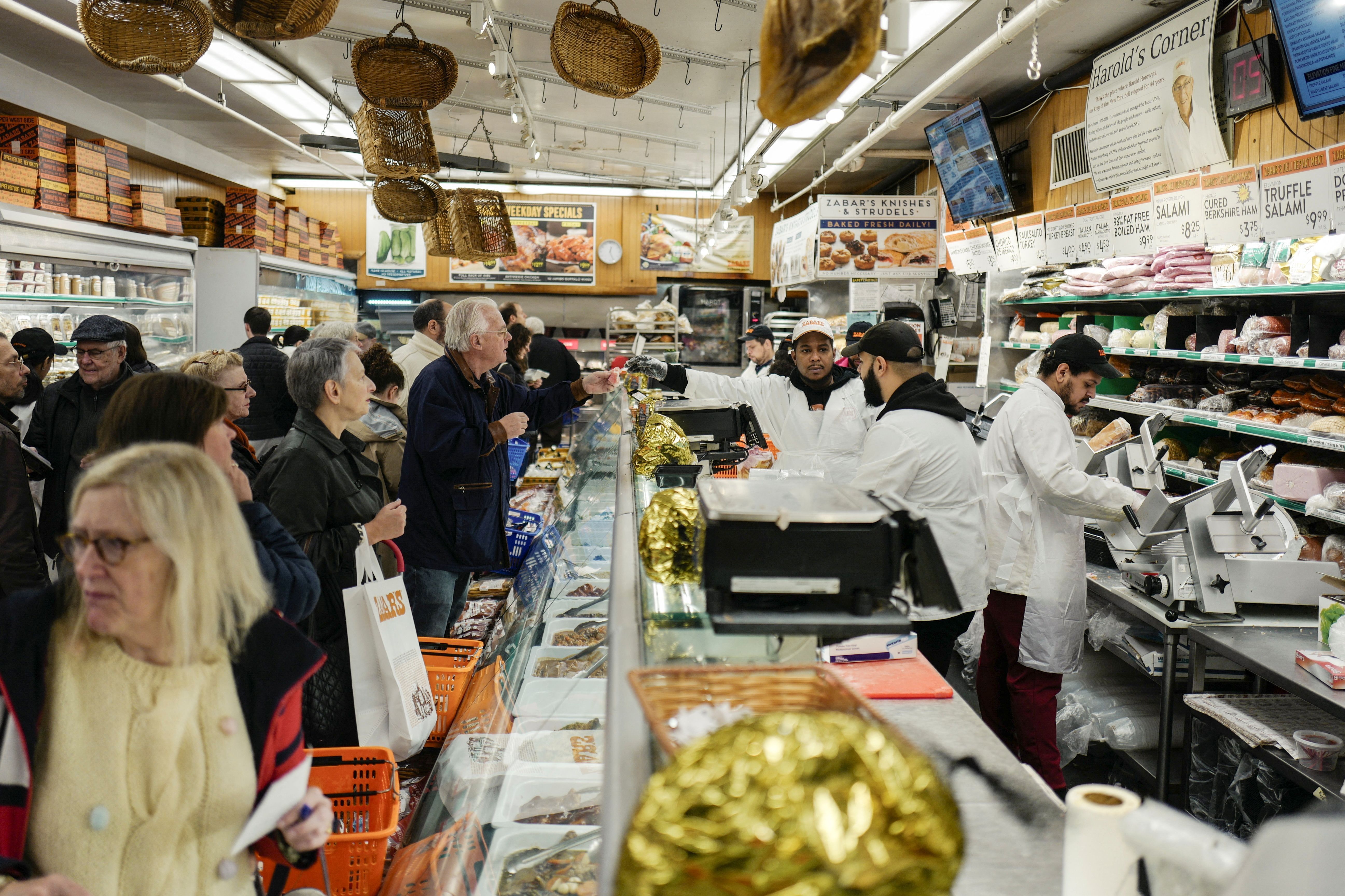 Supermercado em Nova York em 26 de novembro de 2025