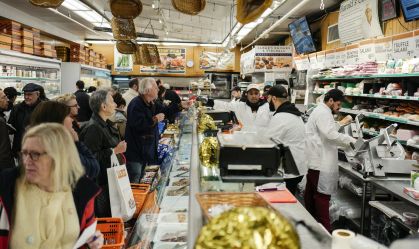 Supermercado em Nova York em 26 de novembro de 2025