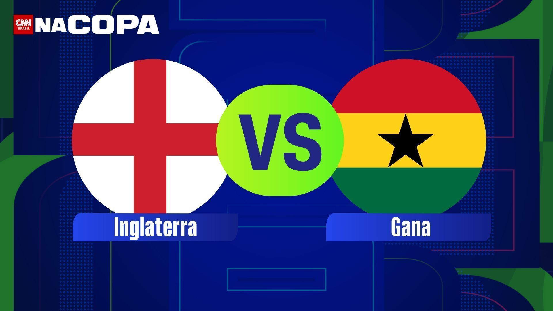 Inglaterra e Gana se enfrentam pela segunda rodada da fase de grupos da Copa do Mundo; saiba horário e onde assistir
