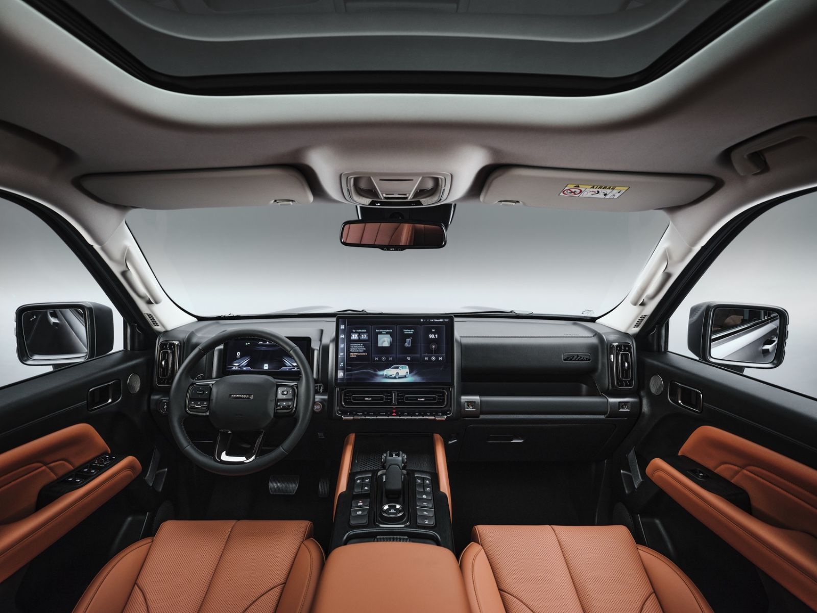 Interior do novo Haval H9 Selection • Divulgação