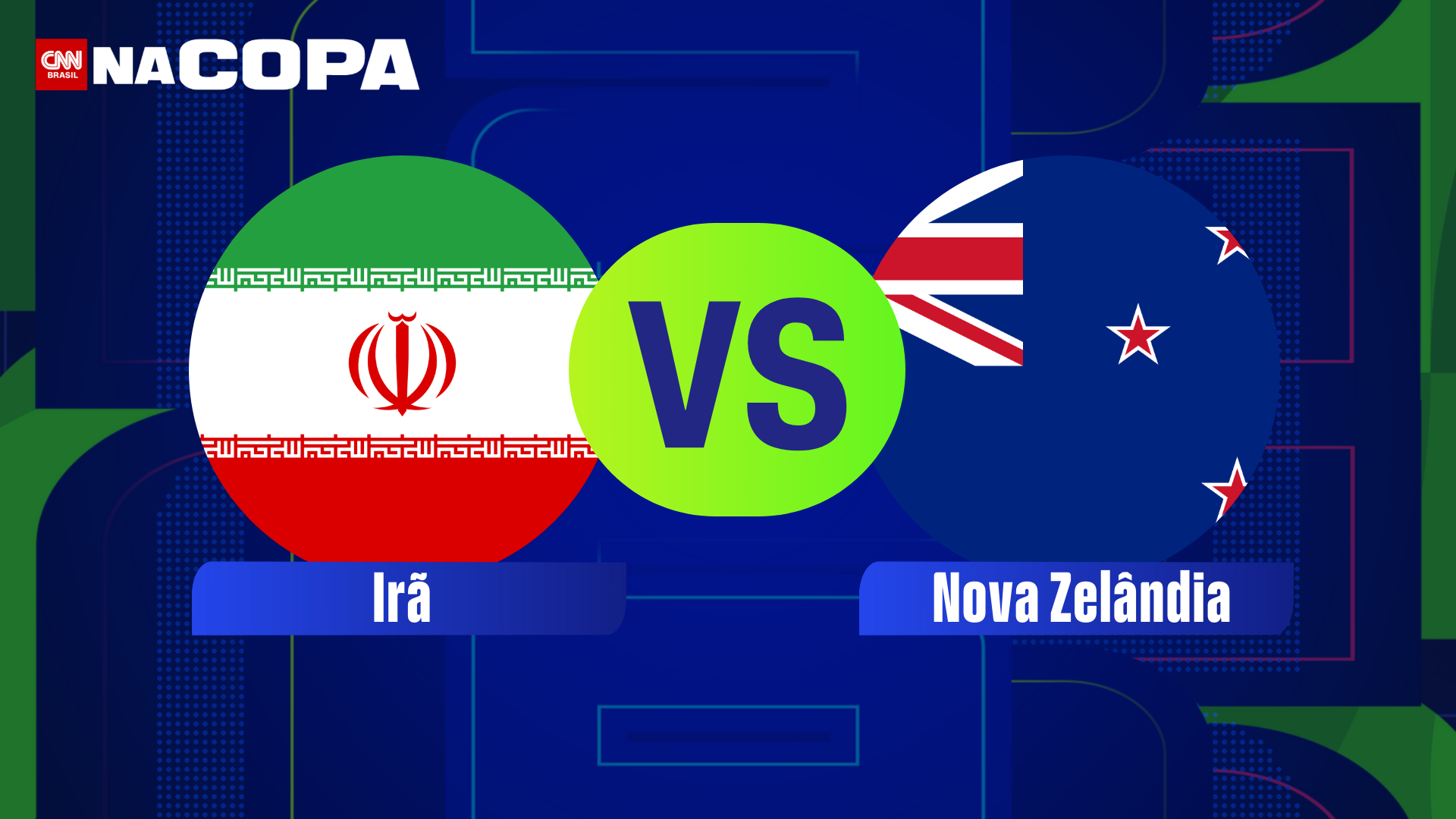 Irã e Nova Zelândia se enfrentam pela primeira rodada da fase de grupos da Copa do Mundo; saiba horário e onde assistir