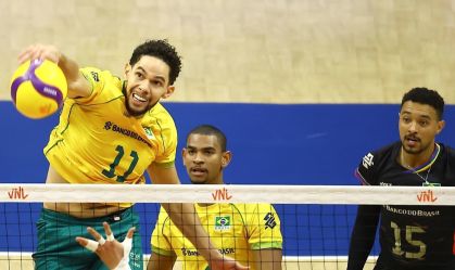 Judson no ataque da seleção brasileira