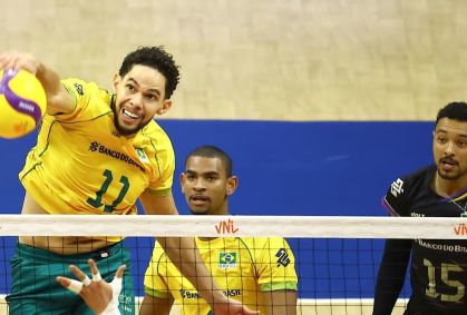 Brasil vence Bélgica e engata segunda vitória na VNL Masculina