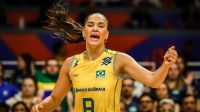 Brazil beats Dominican Republic and wins 2nd in a row in Women's VNL