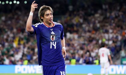 Imagem de destaque do post: Japão goleia e elimina a Tunísia no 1000º jogo das Copas do Mundo