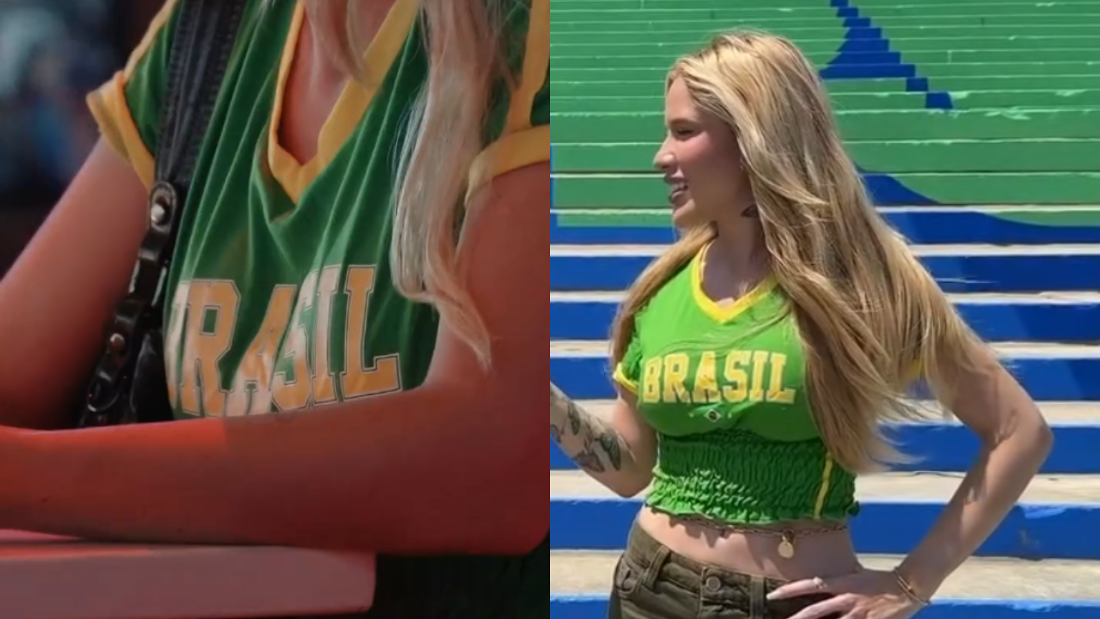 Karoline Lima aparece em novo vídeo de Léo Pereira • Instagram/Léo Pereira/Karoline Lima