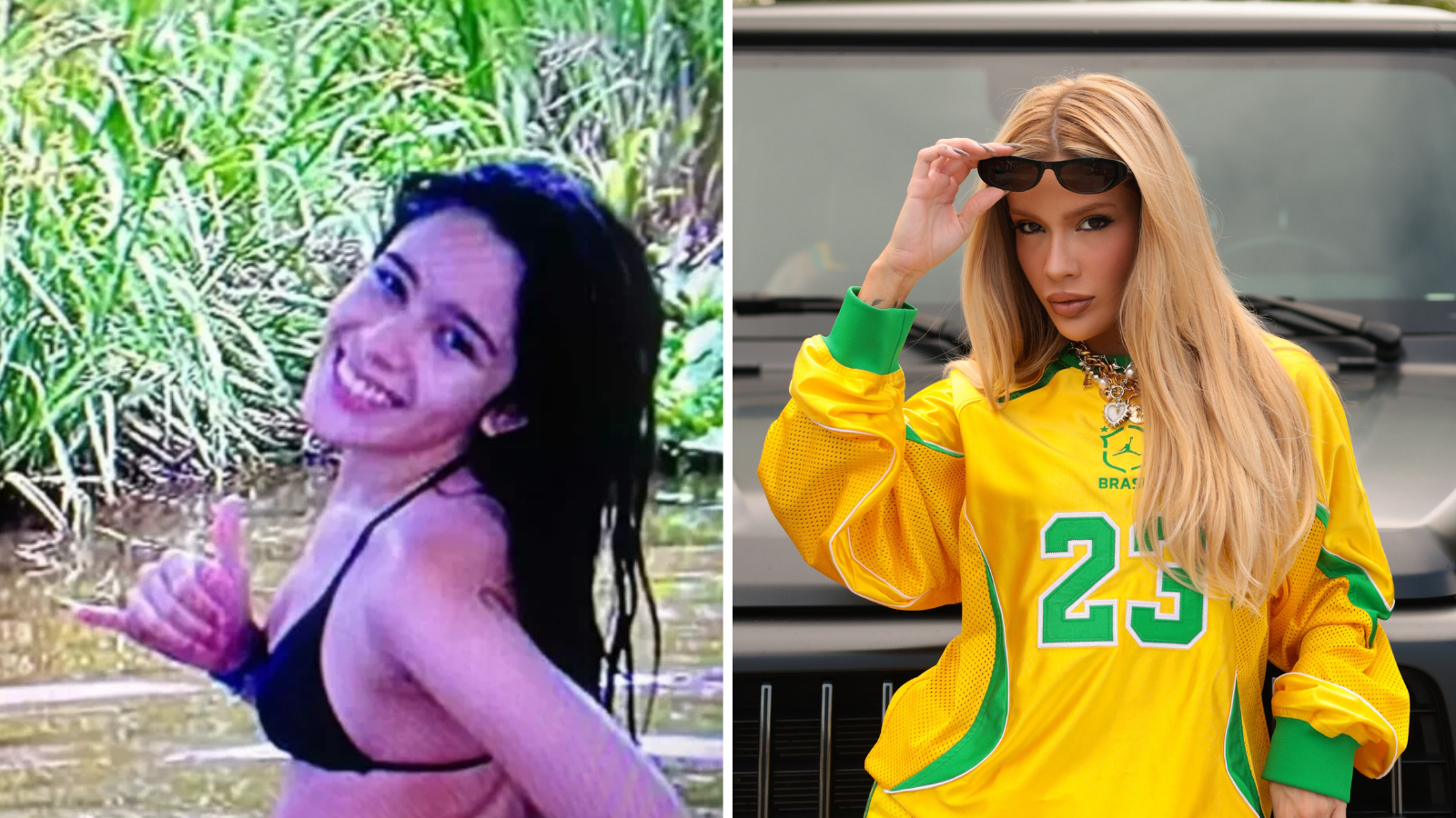 Antes e depois de Karoline Lima • Instagram/Karoline Lima