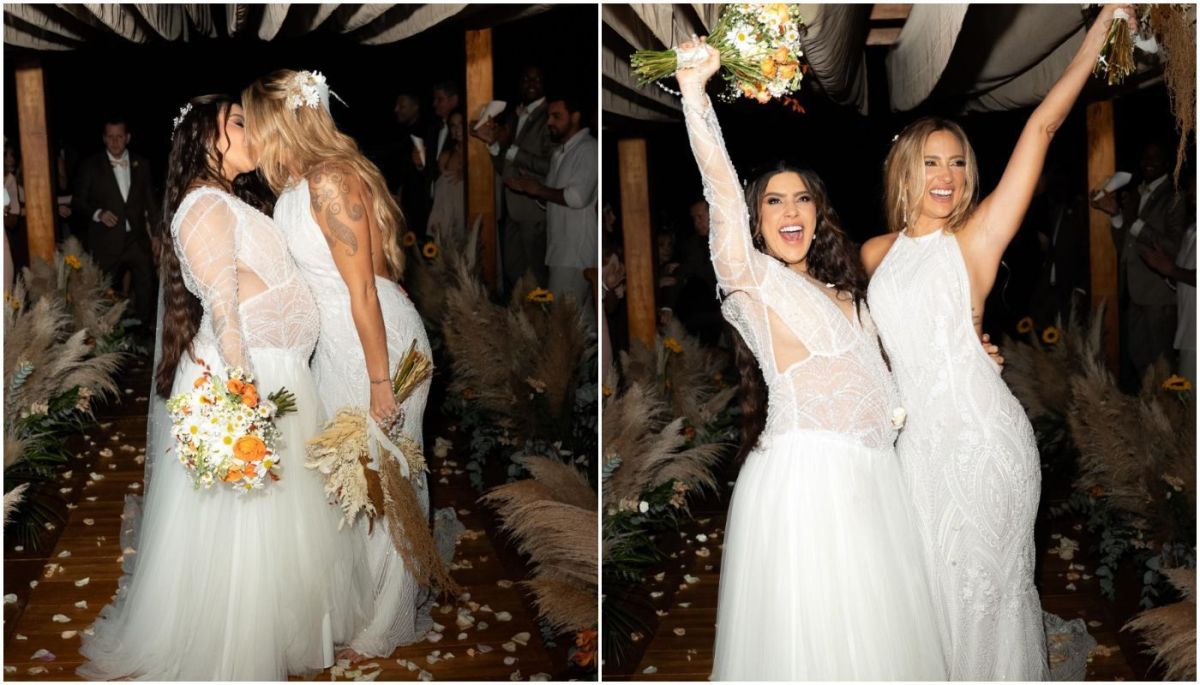 Lauana Prado comemora 1 mês de casada abre álbum de fotos da festa; veja