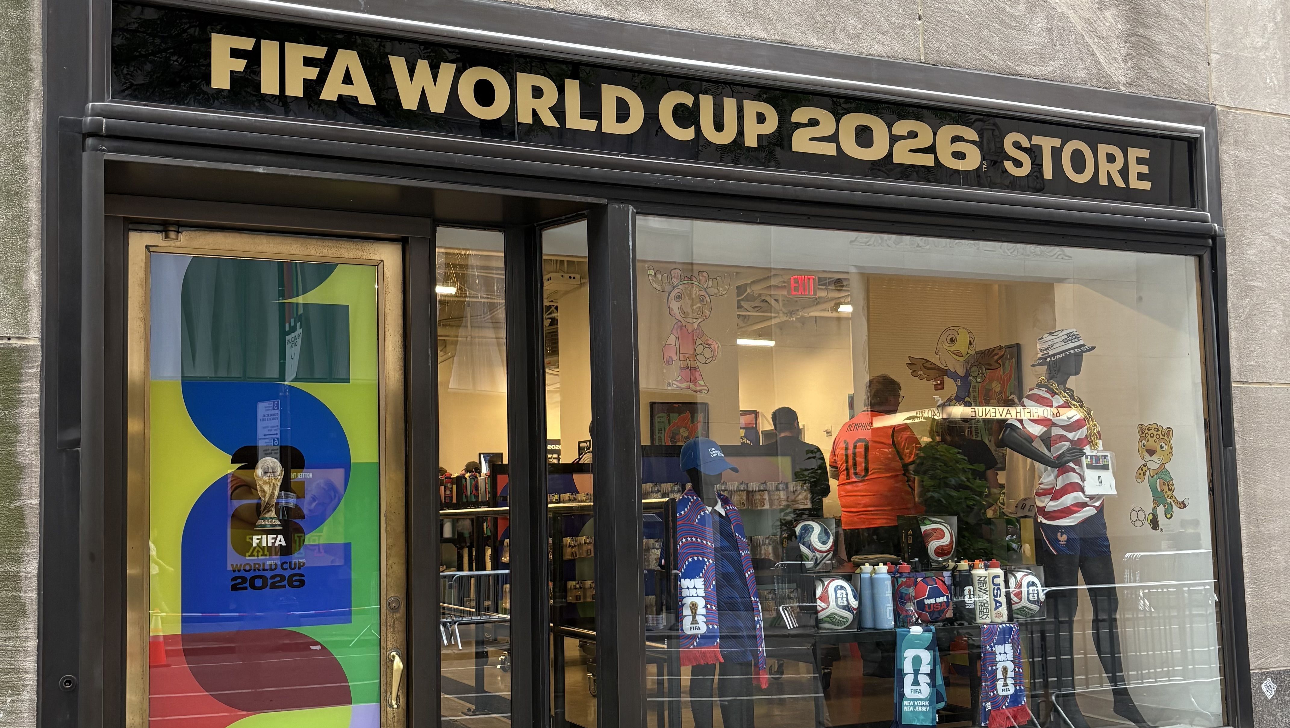 Loja oficial da Fifa em Nova York