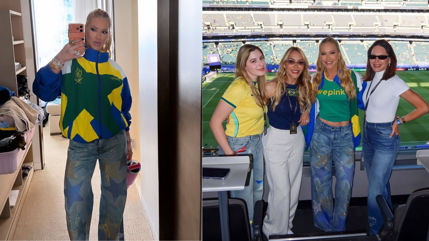 Virginia compartilhou registros antes da 2ª partida do Brasil na Copa • Instagram/Virginia