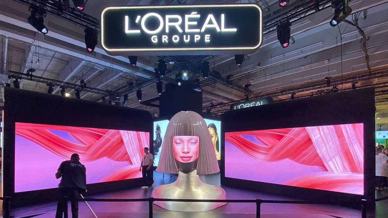 Estande da L'Oréal no VIvaTech 2026 • Mete Zihnioglu/SIPA