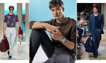 Lucas Fonseca fez estreia nas passarelas de Dolce & Gabbana e Giorgio Armani