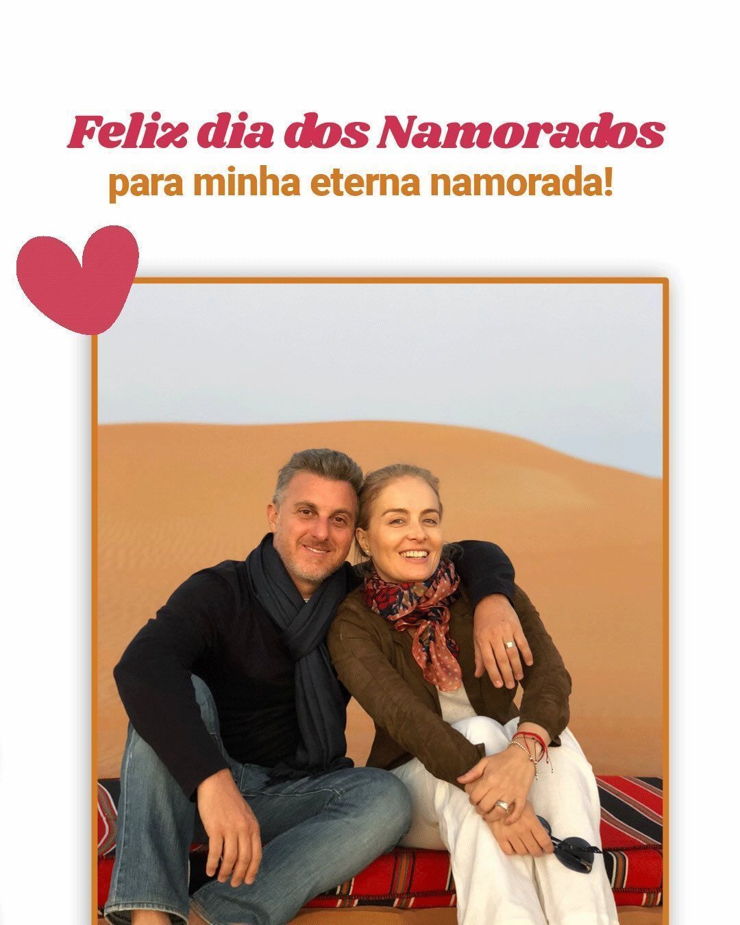 Luciano Huck e Angelica celebram Dia dos Namorados • Instagram/ Luciano Huck