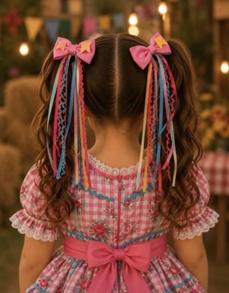 Maria chiquinha com fitas • Reprodução/Pinterest