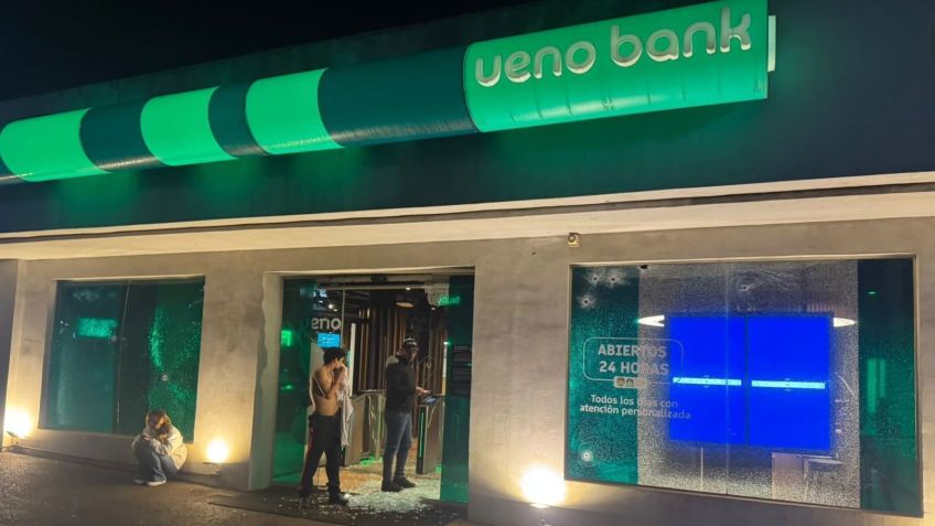 Agência do Banco Ueno após mega-assalto em Santa Rita, no Paraguai • Ministério do Interior do Paraguai