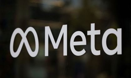 Logotipo da Meta no Meta Lab em Los Angeles, Califórnia, EUA, em 20 de maio de 2026