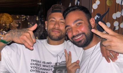 Neymar curte balada em Nova York
