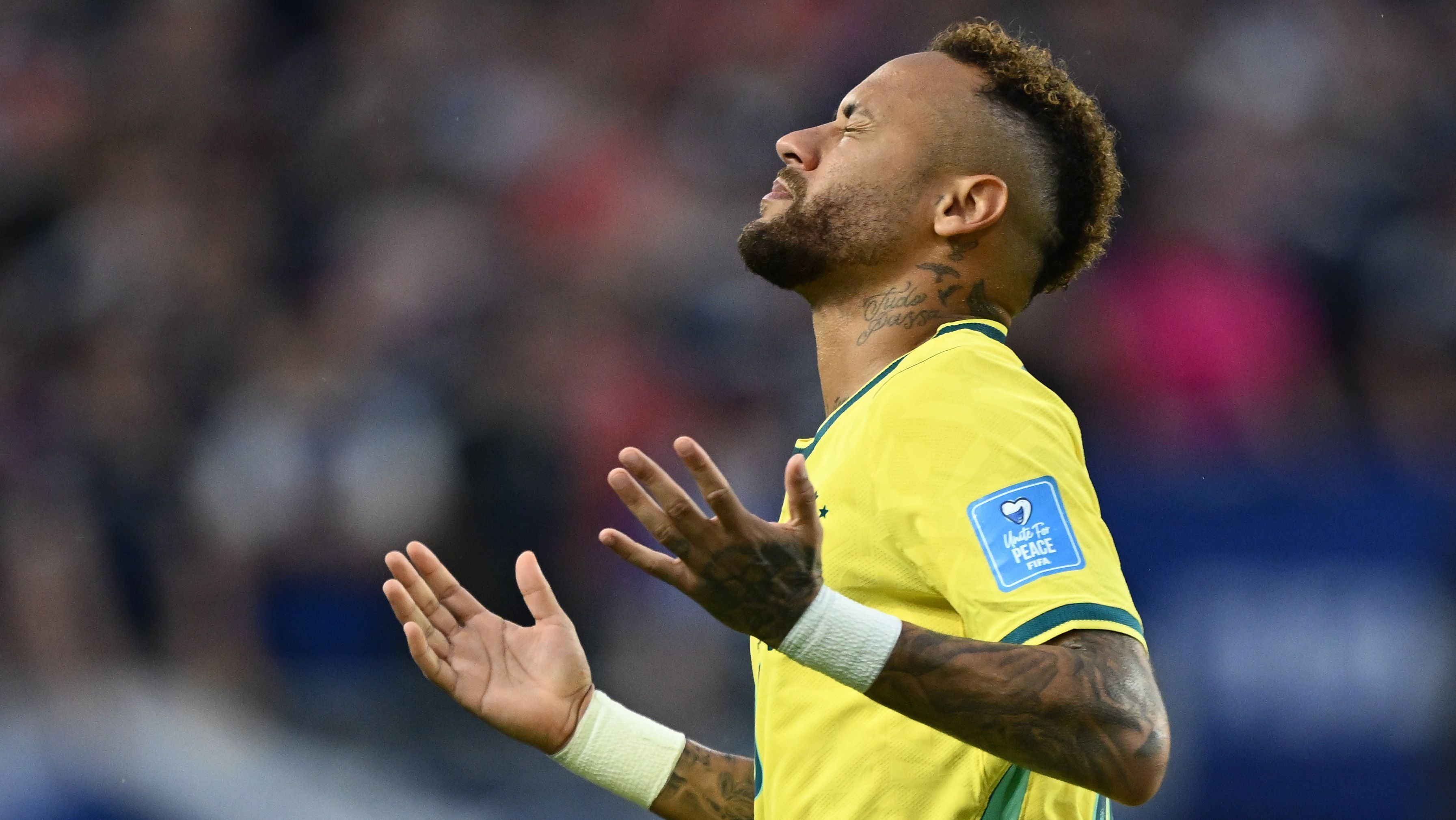 Neymar em seu primeiro jogo na Copa do Mundo 2026