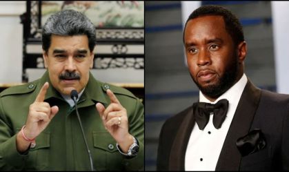 Nicolás Maduro, ex-ditador da Venezuela, e Sean "Diddy" Combs